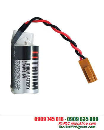 Toshiba ER4V; Pin Toshiba ER4V lithium 3.6v 2/3AA 1200mAh _Made in Japan